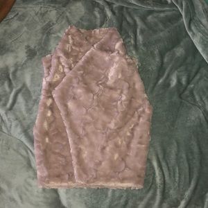 A faux fur JACK vest